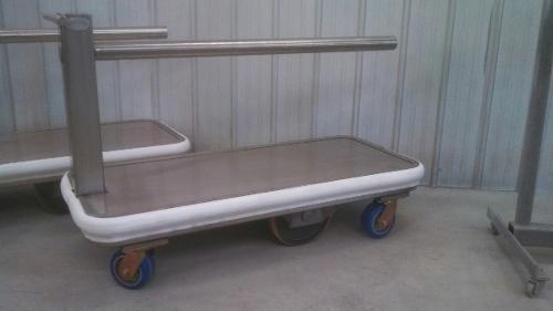 Stainless steel roll carts for clean room